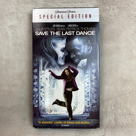 Save the Last Dance 2001 Julia Stiles Sean Patrick Thomas Romance Drama VHS Tape - Picture 1 of 2